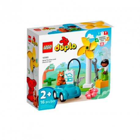 DUPLO AEROGENERADOR Y COCHE ELECTRICO