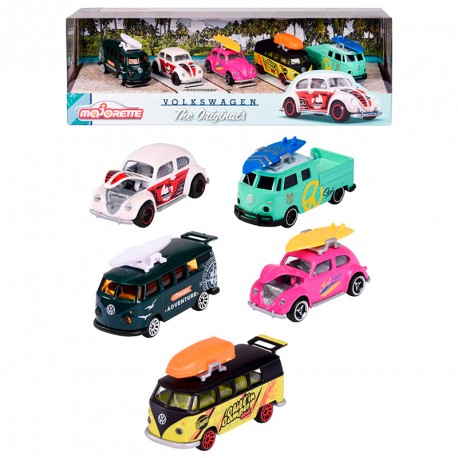 GIFTPACK 5 VEHICULOS VOLKSWAGEN THE ORIGINALS