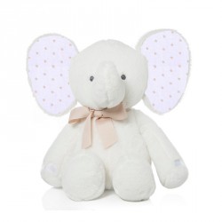 PELUCHE ELEFANTE CREMA 38 CM