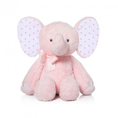 PELUCHE ELEFANTE ROSA 26 CM