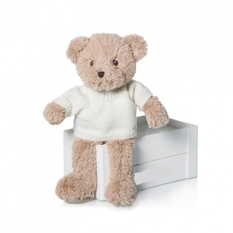 PELUCHE OSO TEDDY BEIGE CON JERSEY 28 CM