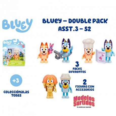 BLUEY PACK 2 FIGURAS