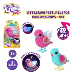 LITTLE LIVE PETS PAJAROS PARLANCHINES S13