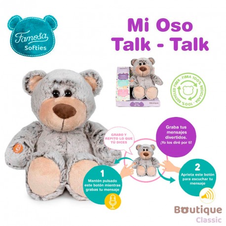 PELUCHE BOUTIQUE MY TALKING TEDDY BEAR UD