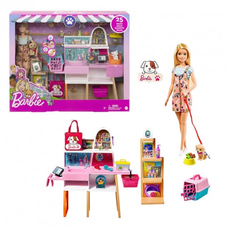 Barbie tienda de mascotas 2025