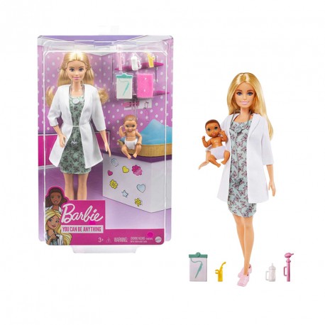 BARBIE DOCTORA CON BEBE