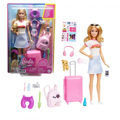 BARBIE VAMONOS DE VIAJE MALIBU 2.0 Din y Don