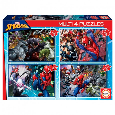 PUZZLE MULTI 4 PUZZLES 50P+