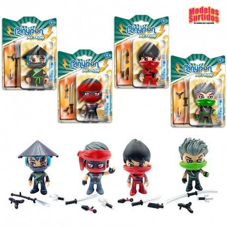 PINYPON ACTION NINJAS FIGURAS INDIVIDUALES