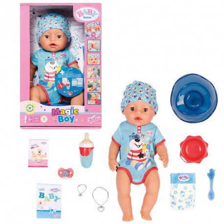 BABY BORN MAGIC NIÑO 43CM