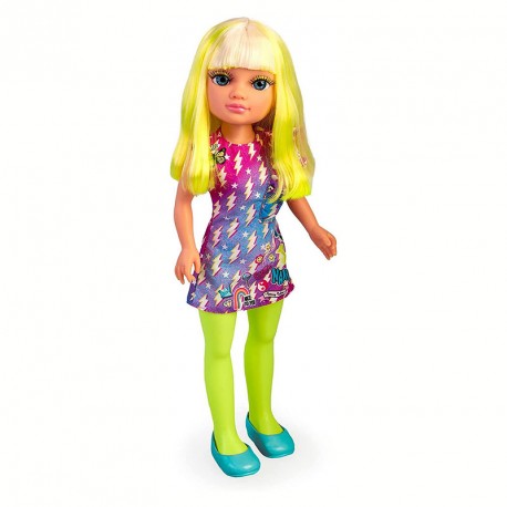 NANCY NEON PELO COLOR AMARILLO NEON Din y Don