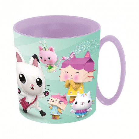 TAZA MICRO 390 ML GABBYS DOLLHOUSE
