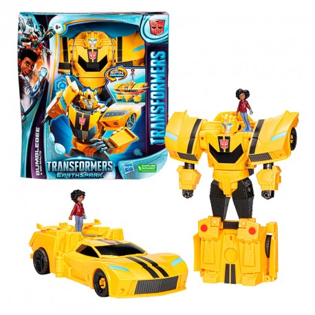 TRANSFORMERS EARTHSPARK SPINCHANGER BUMBLEBEE