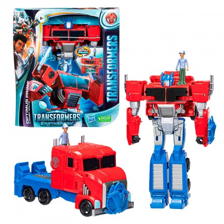 TRANSFORMERS EARTHSPARK SPINCHANGER OPTIMUS PRIME