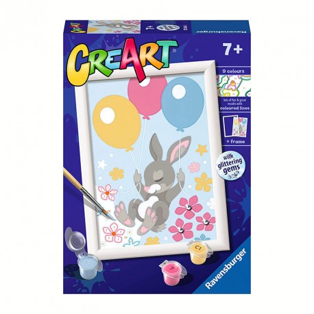 CREART SERIE E CLASSIC CONEJO CON GLOBOS