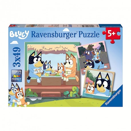 PUZZLE 3x49P BLUEY