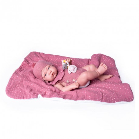 MUÑECA SWEET REBORN NACIDA PAREJITA CON CUERPO DE VINILO 42 CM