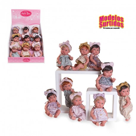 MUÑECA MUFLY VESTIDOS DE COLORES 21 CM