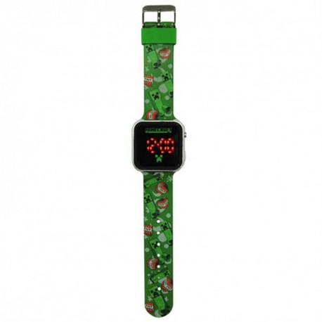 RELOJ LED MINECRAFT 