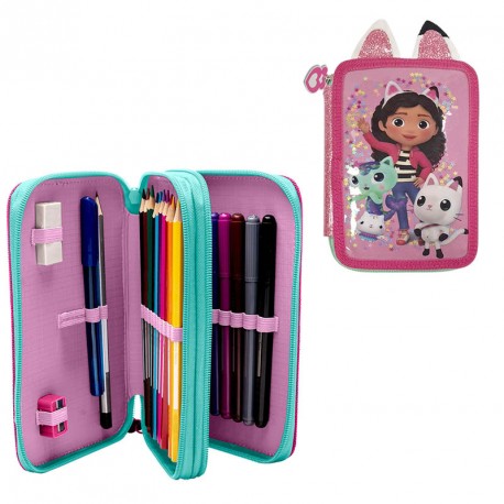 ESTUCHE GABBYS DOLLHOUSE 2 CREMALLERAS