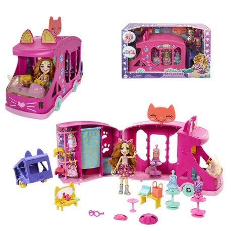 ENCHANTIMALS CAMION DE MODA DE GATO