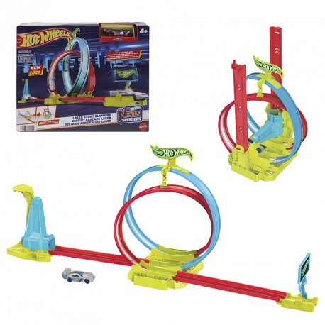 HOTWHEELS NEON SPEEDERS LOOPING RAYO LASER