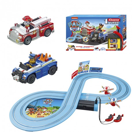 CIRCUITO CARRERA FIRST PAW PATROL ON THE TRACK
