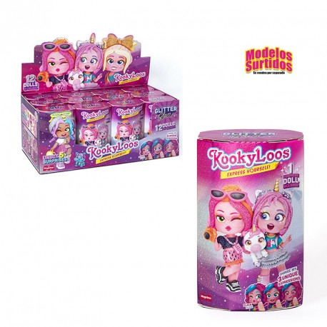 KOOKYLOOS GLITTER GLAM SURPRISE DOLL