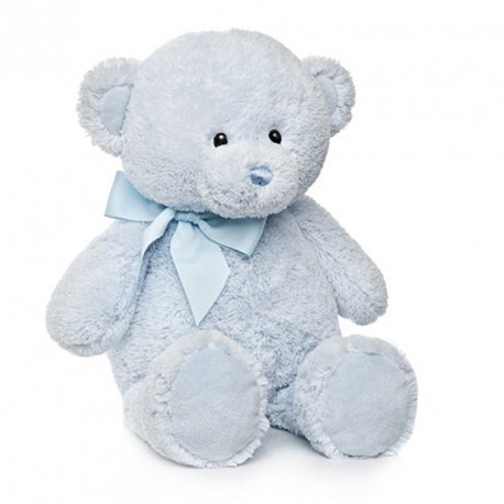 PELUCHE OSO SOFT CELESTE 90 CM