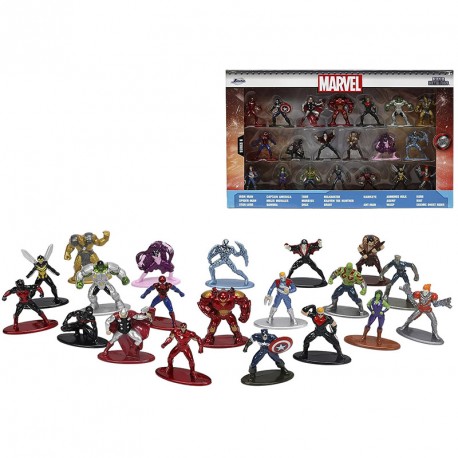 SET 20 NANOFIGURAS MARVEL 4 CM. W6