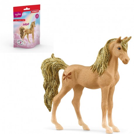 FIGURA UNICORNIO COLECCIONABLE AMBAR