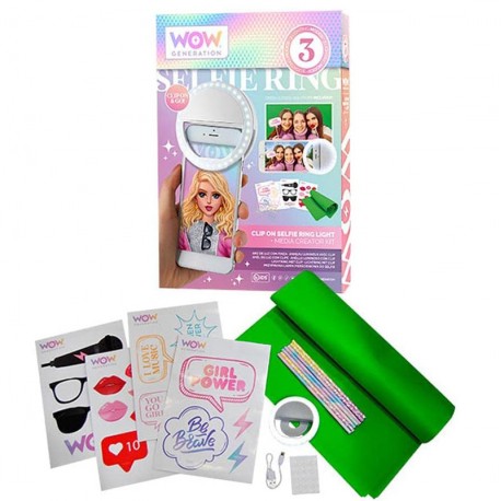 WOW GENERATION ARO DE LUZ PARA SELFIE CON COMPLEMENTOS 