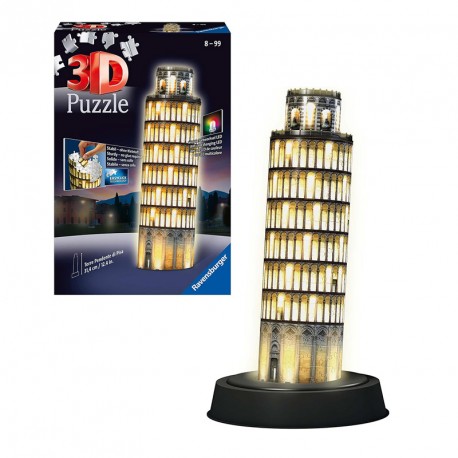 PUZZLE 3D TORRE DE PISA NIGHT EDITION