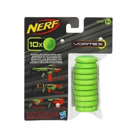 NERF VORTEX DISCOS 10 (RECAMBIO)