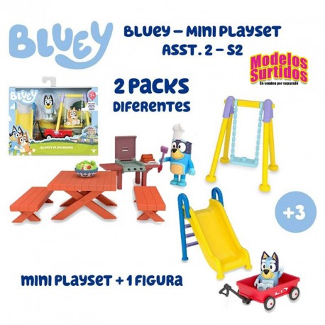 BLUEY MINI PLAYSET S2