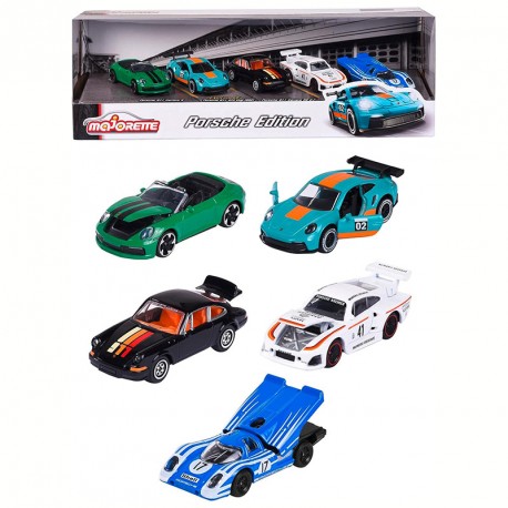 MAJORETTE GIFTPACK 5 COCHES PORSCHE MOTORSPORT