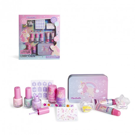 KIT PARA UÑAS Y LABIOS MARTINELIA LITTLE UNICORN