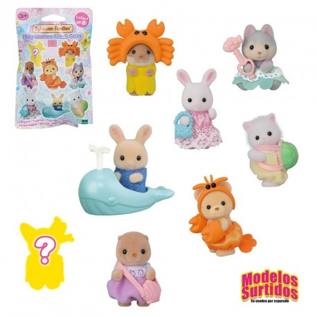 SYLVANIAN BOLSAS BEBE SORPRESA ED AMIGOS DEL MAR
