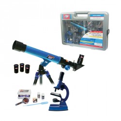 TELESCOPIO Y MICROSCOPIO DELUXE EN MALETIN