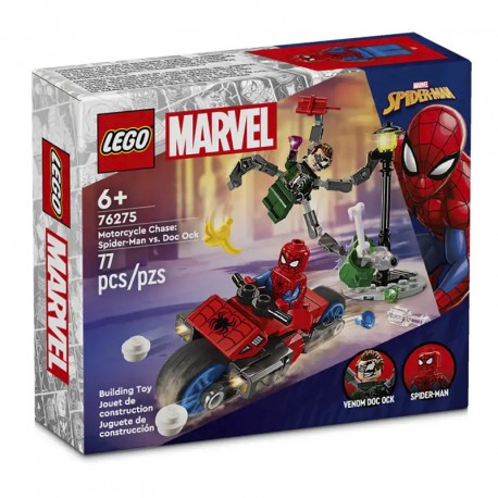 Lego spiderman rescate en moto sales