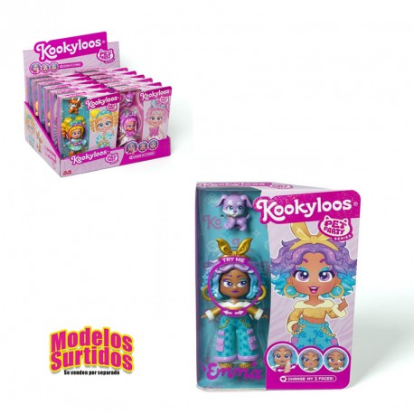 KOOKYLOOS PETS PARTY DOLLS DISPLAY