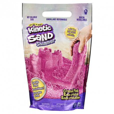 KINETIC SAND BOLSA DE ARENA ROSA CRISTALINO