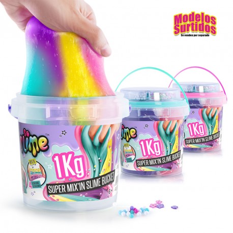 SLIME SUPER BUCKET WITH DECORATIONS SDO.