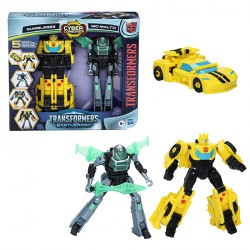 TRANSFORMERS EARTHSPARK CYBER-COMBINER TERRAN BUMBLEBEE Y MO MALTO