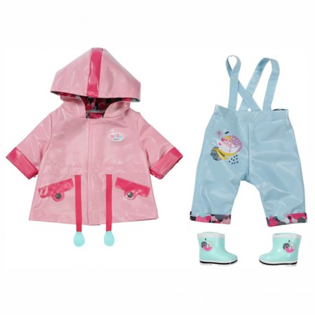 BABY BORN TRAJE PARA LA LLUVIA DELUXE 43CM