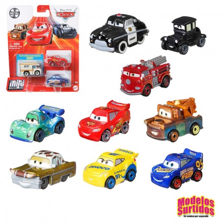 CARS MINIS PACK 3 COCHES SURTIDOS