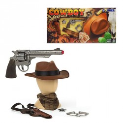 SET REVOLVER 8 TIROS CON SOMBRERO