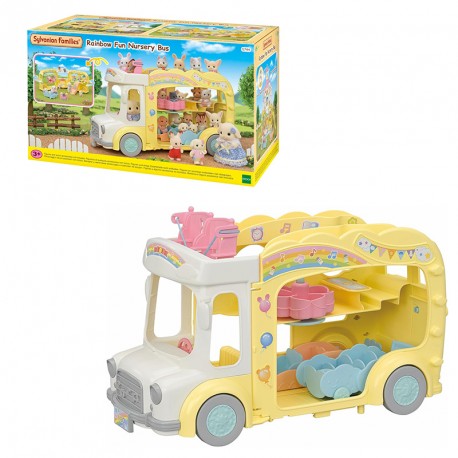 SYLVANIAN AUTOBUS ARCOIRIS GUARDERIA