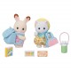 SYLVANIAN AMIGOS DE LA GUARDERIA CAMINANDO JUNTOS
