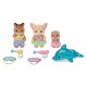 SYLVANIAN AMIGOS DE LA GUARDERIA FIESTA EN LA PISCINA